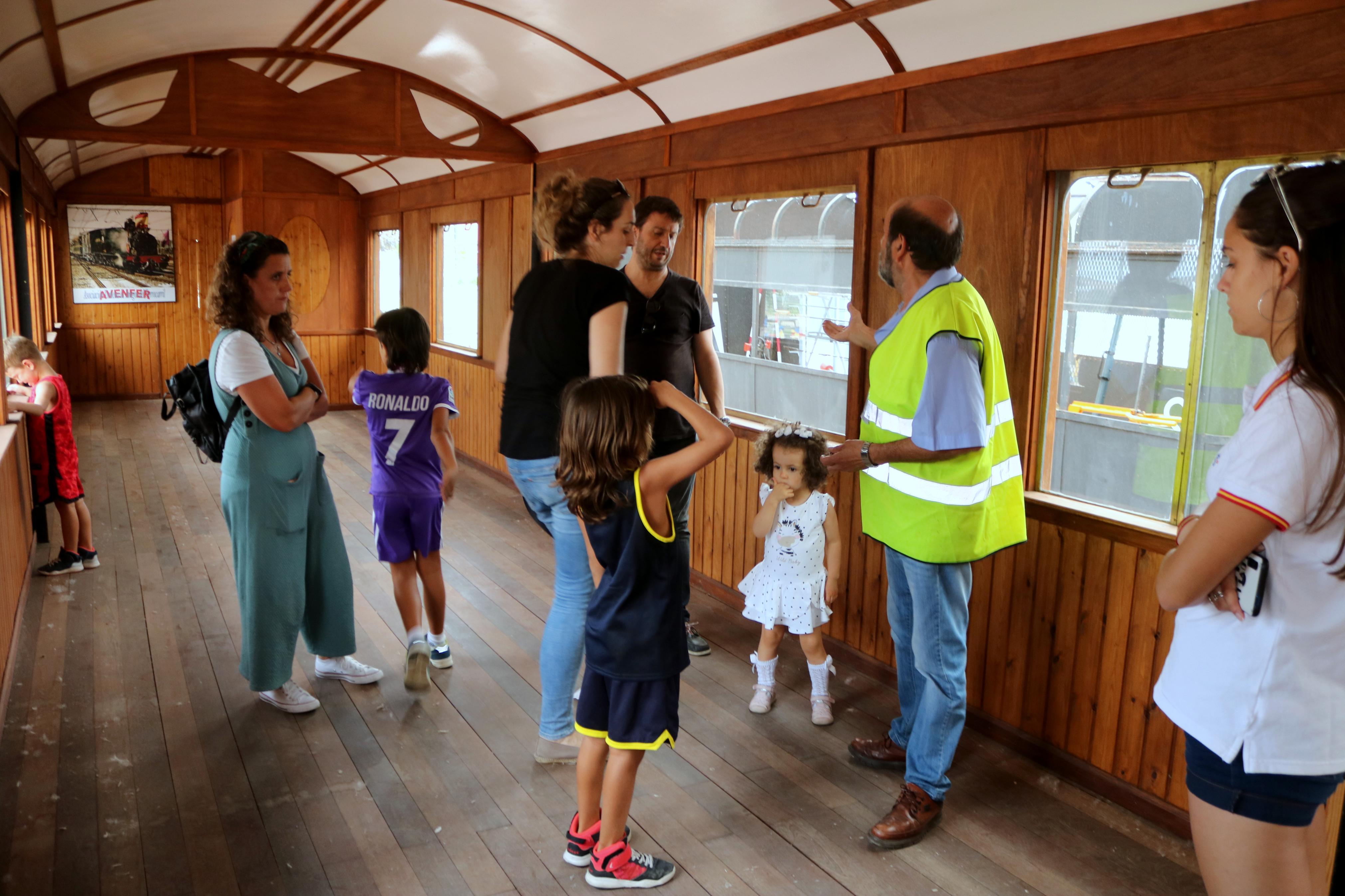 Venta de Baños ha disfrutado de varios actos ferroviarios durante las Fiestas de Santa Rosa de Lima