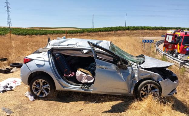 Muere una de las mujeres heridas en el accidente de Rueda del sábado