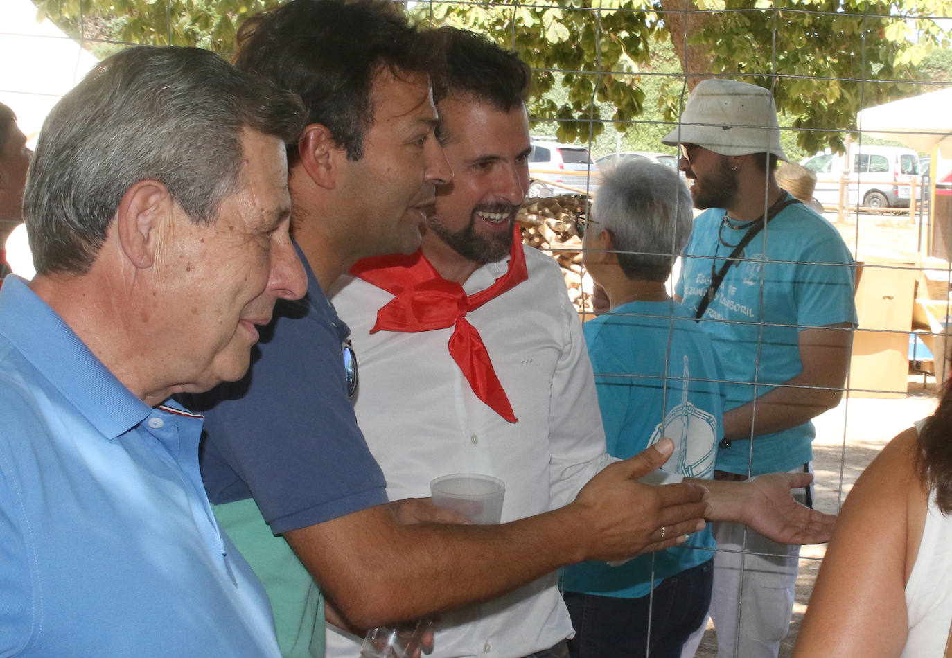 Tradicional judiada en las fiestas de La Granja de San Ildefonso. 