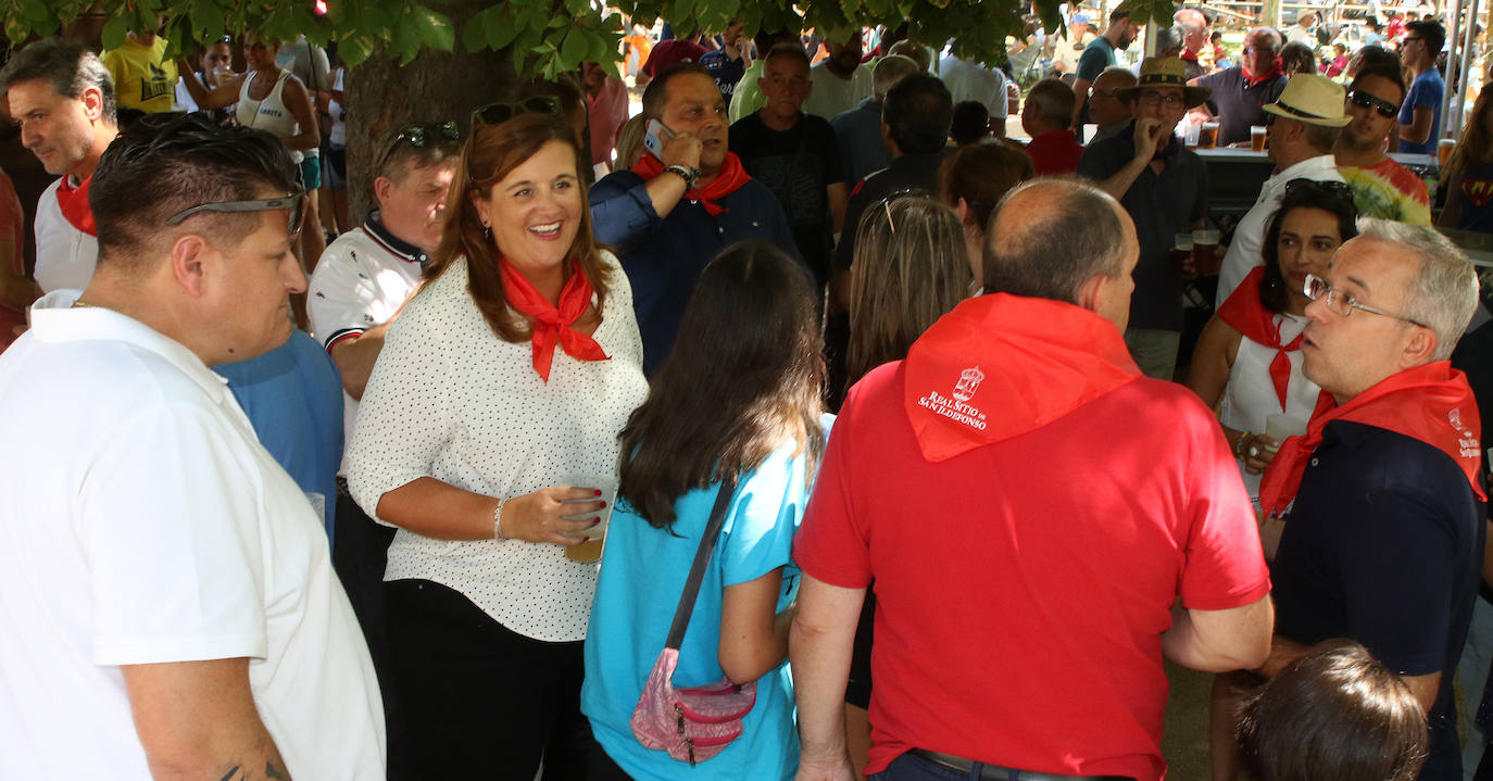 Tradicional judiada en las fiestas de La Granja de San Ildefonso. 