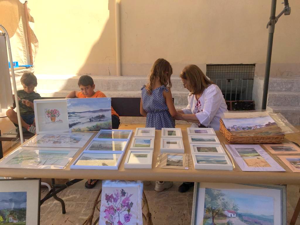 Cevico Navero contó con varios artesanos y productores alimentarios de la comarca