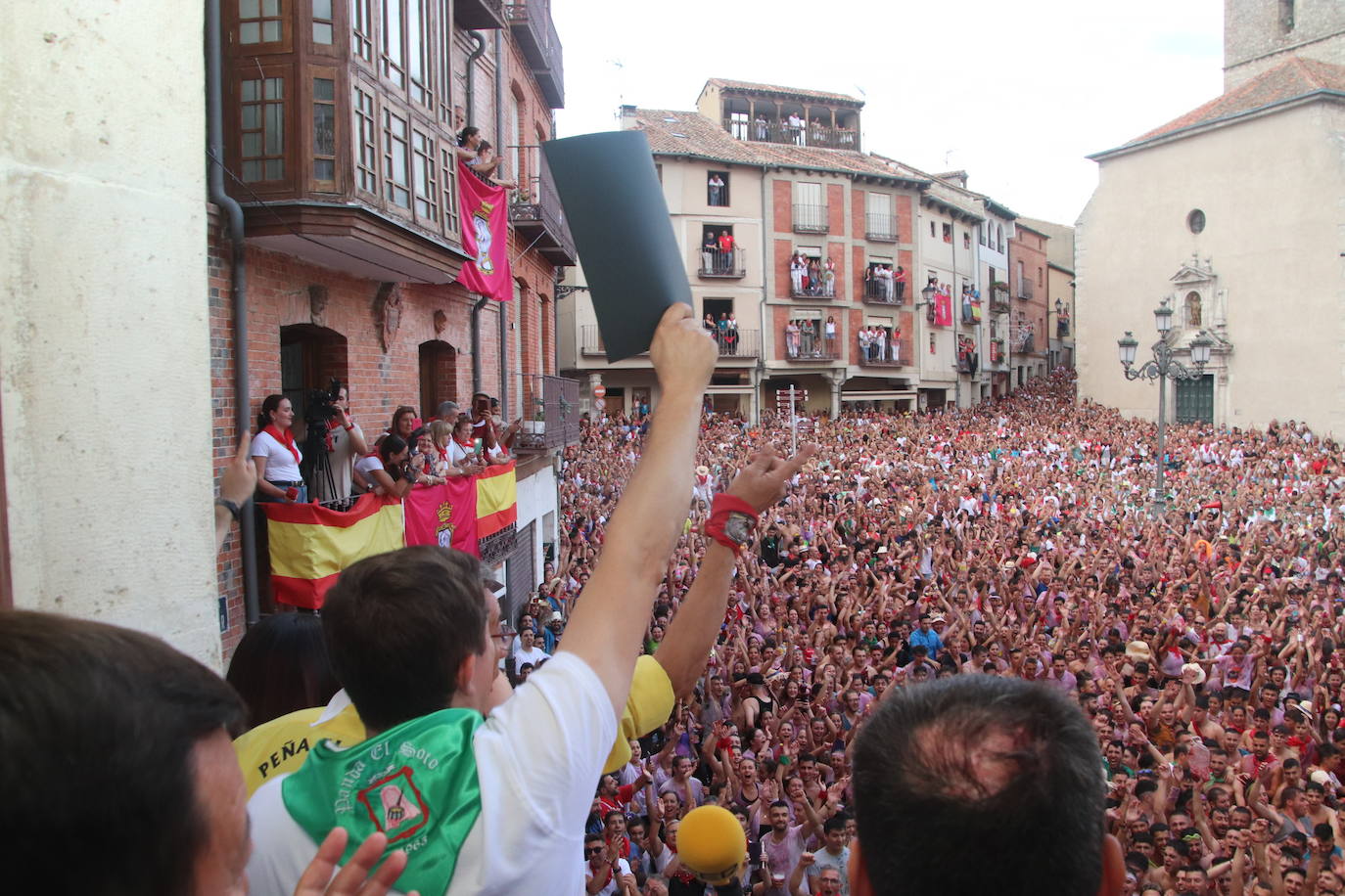 Comienzo de las fiestas de Cuéllar.