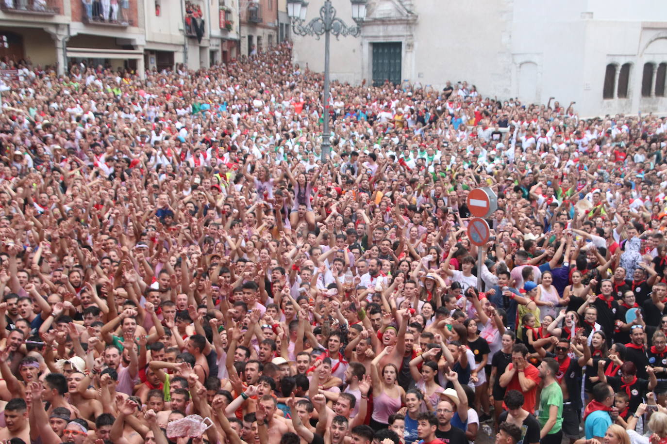 Comienzo de las fiestas de Cuéllar.