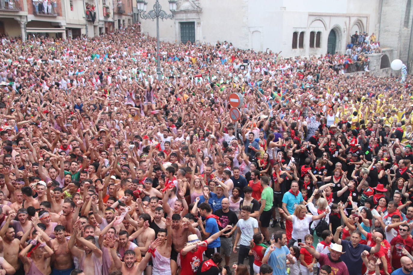 Comienzo de las fiestas de Cuéllar.