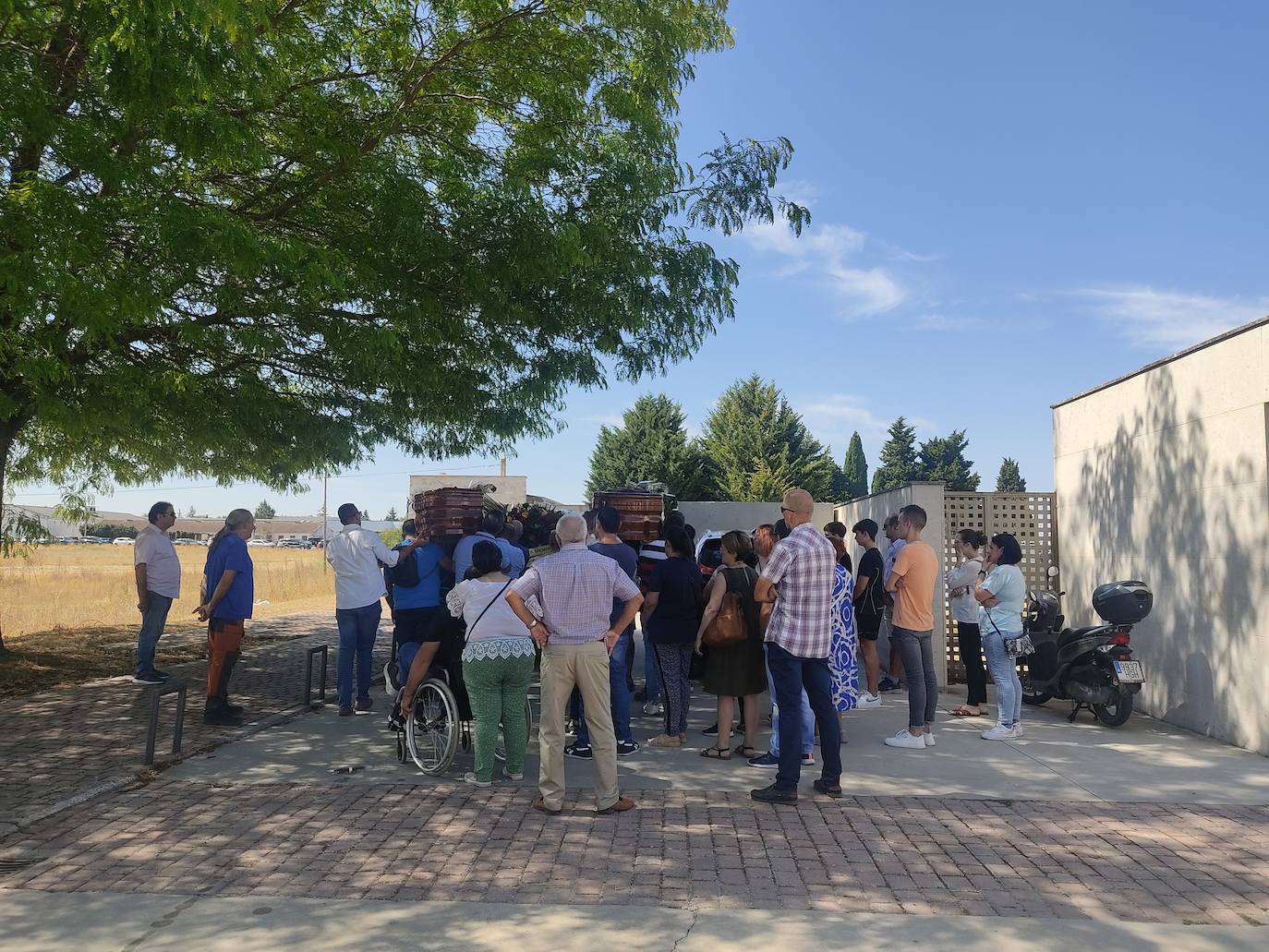 Funeral celebrado en Cuéllar este sábado.