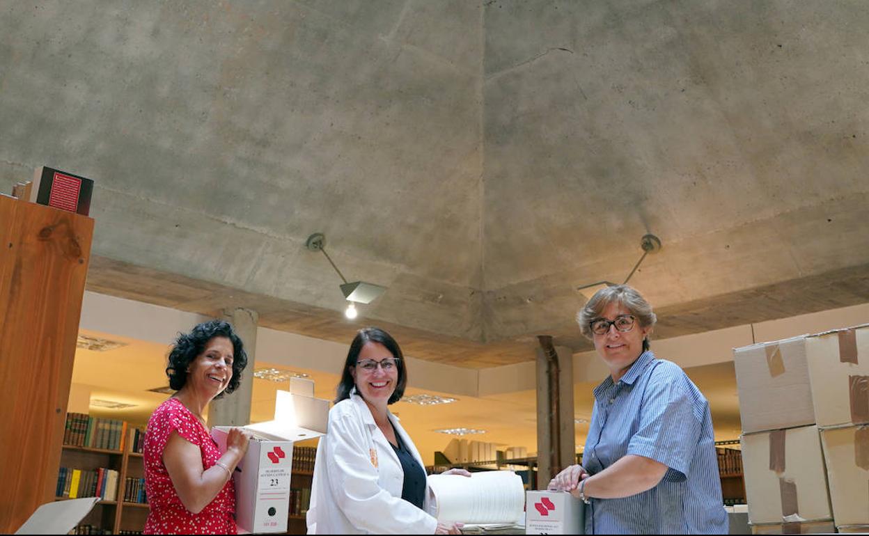 Integrantes del equipo que desarrollará el proyecto archivístico . 