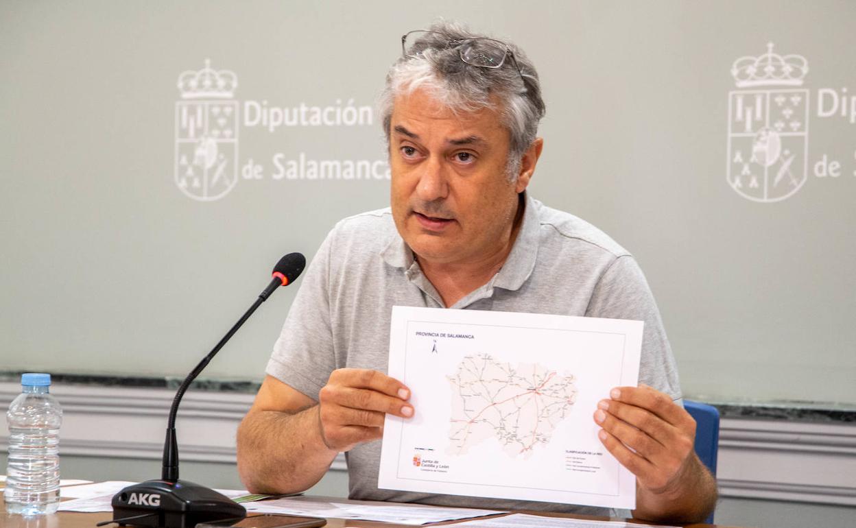 Fernando Rubio, portavoz del PSOE en la Diputación.
