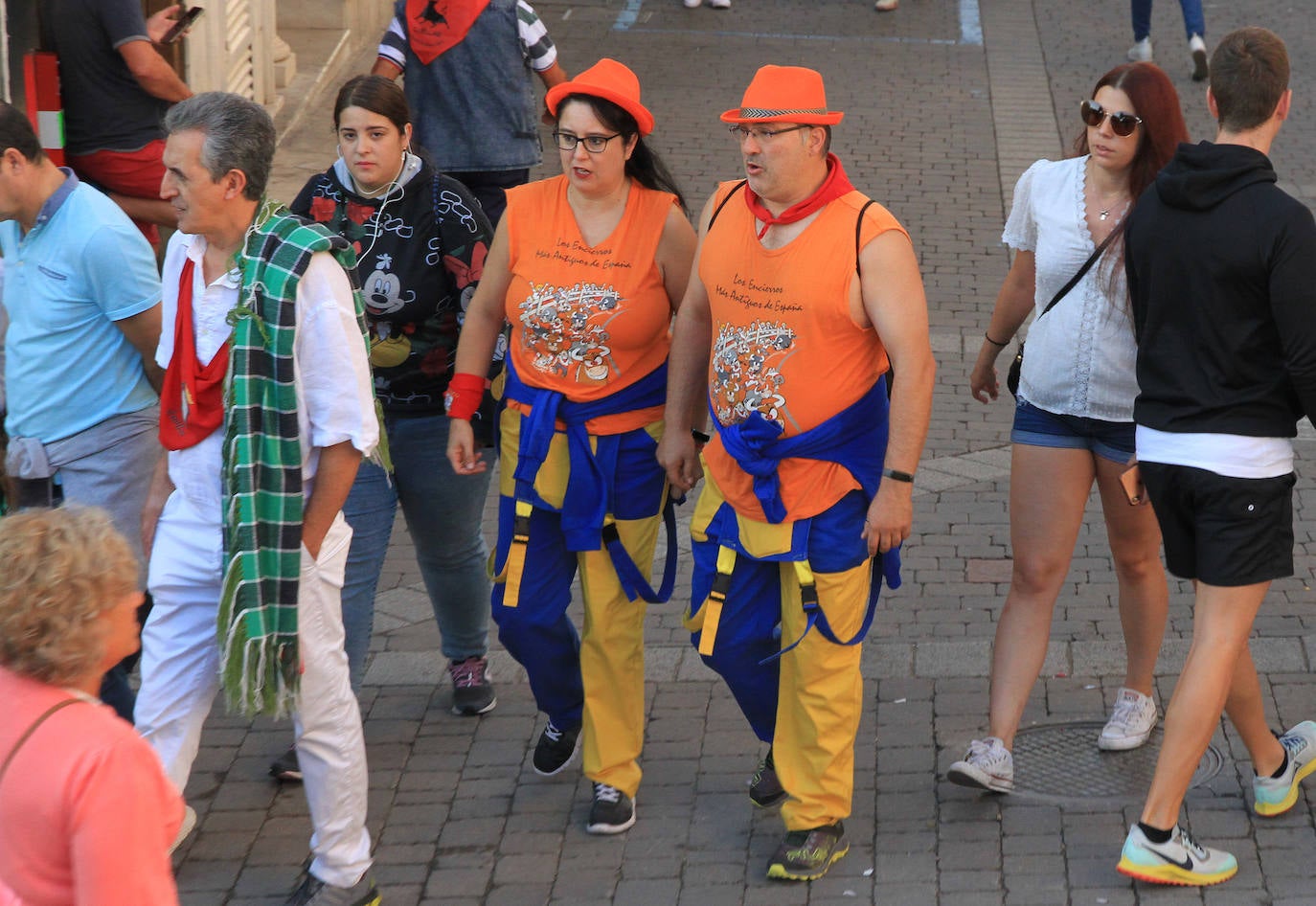 Encierro del martes en las fiestas de Cuéllar.