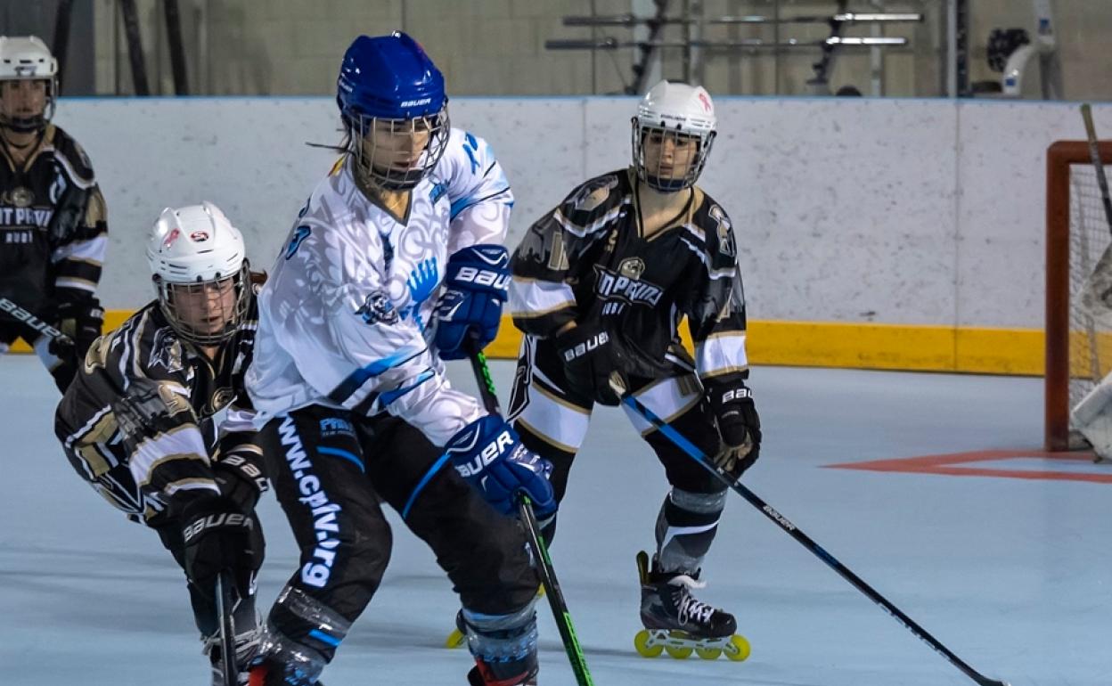 Imagen del partido de semifinales de las vallisoletanas