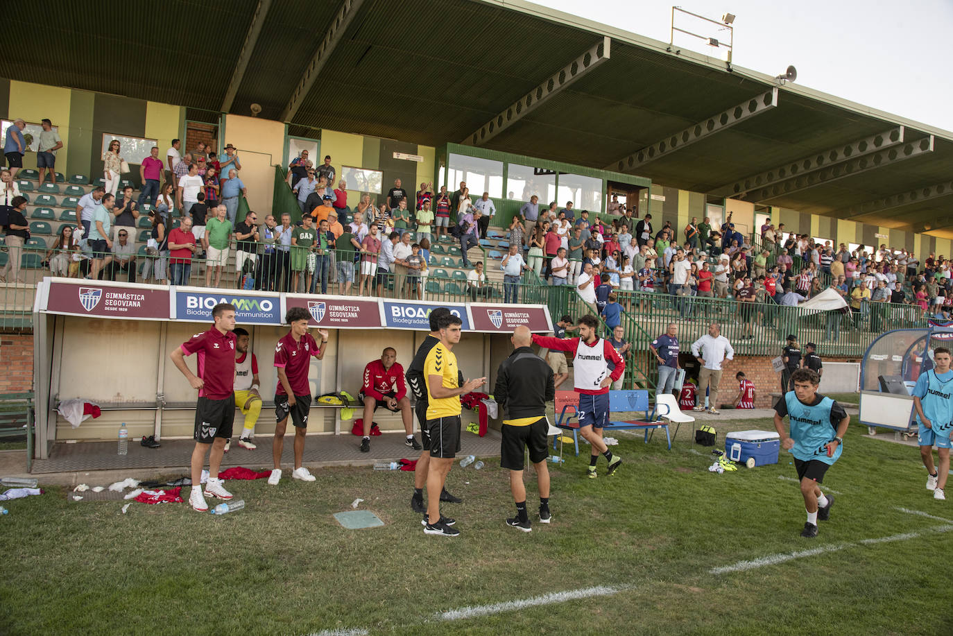 Partido entre la Segoviana y el Atlético de Madrid B.