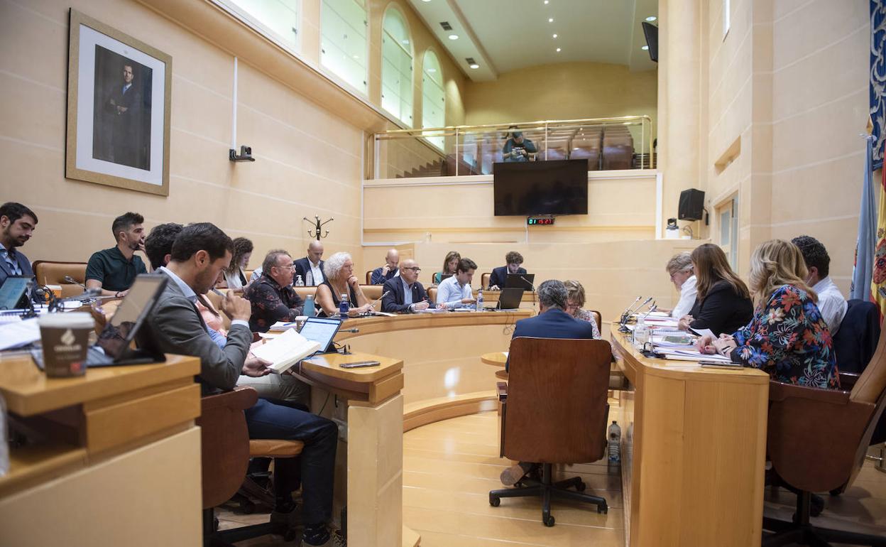 Pleno del Ayuntamiento de Segovia celebrado el viernes.