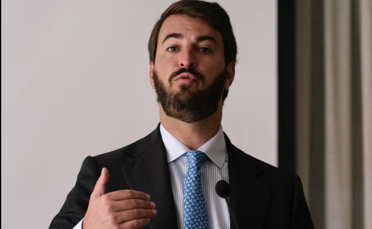 El vicepresidente de la Junta de Castilla y León, Juan García-Gallardo. 