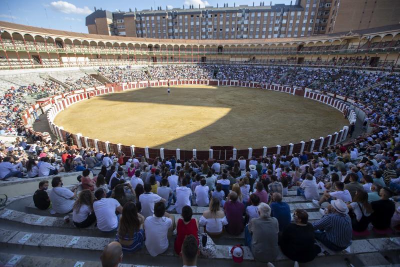 Interior de la Plaza de Toros de Valladolid. 