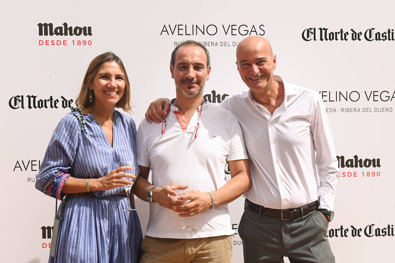 Marta Mateo, de El Norte, junto a Luis Alcalde, de Vinilos Valladolid, y Carlos Flores, de la Cadena SER.
