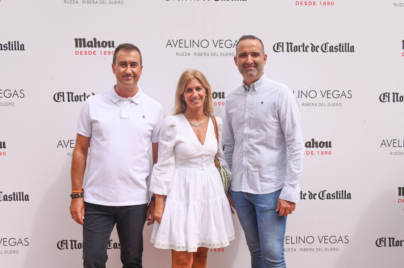 Alfonso Velasco, Nuria Muñoz y Cristian Pérez, de Barro-gres Yesos Valladolid.