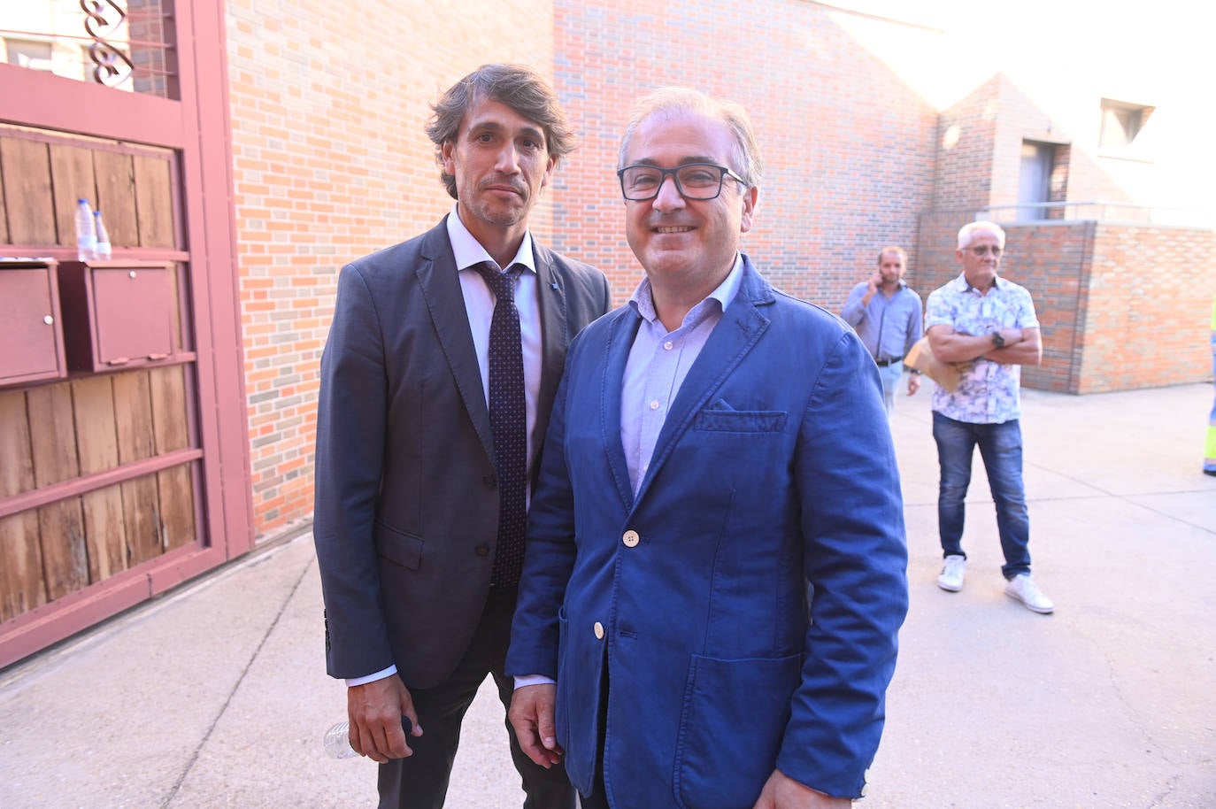 Héctor Montes, director del hotel Juan de Austria, y Gabriel Ureta, coordinador de Turismo Valladolid.