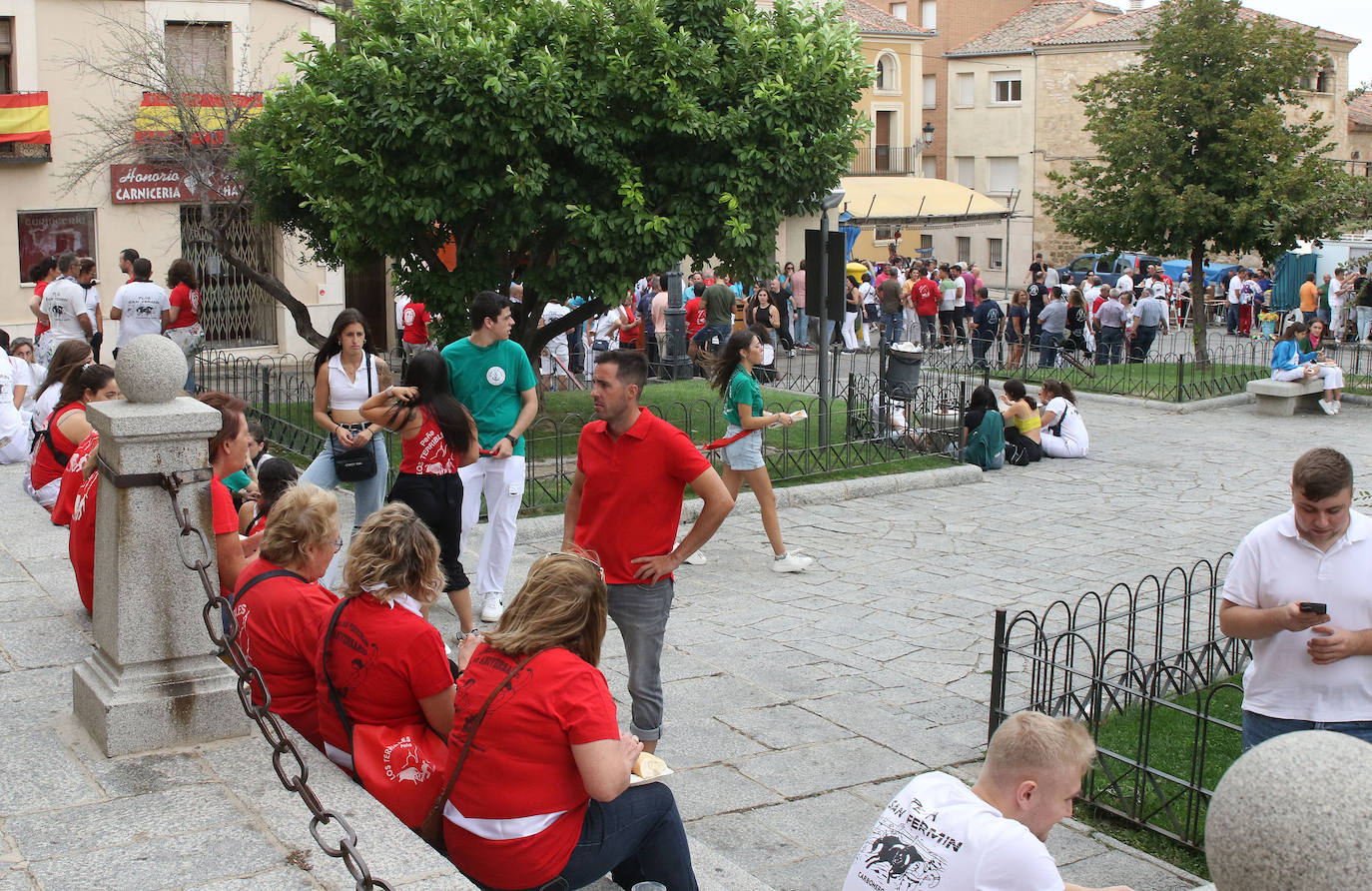 Vermú en las fiestas de Carbonero. 