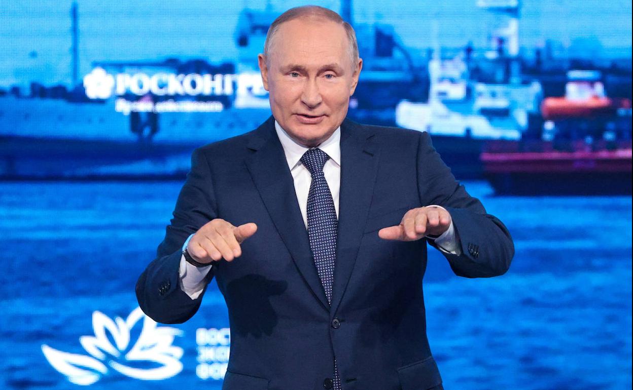 Vadímir Putin, presidente de Rusia..