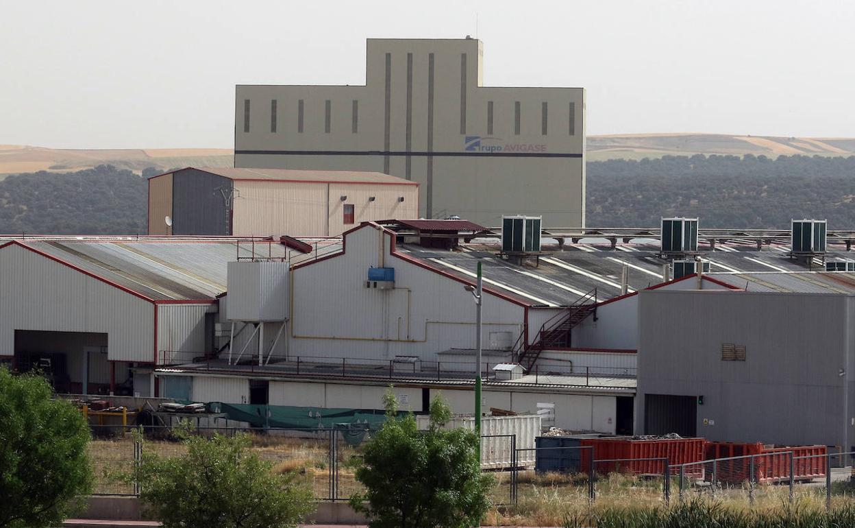 Empresas de un polígono industrial de Segovia.