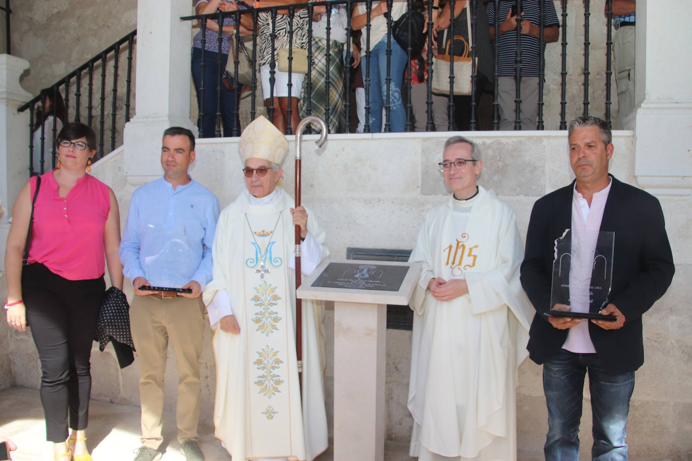 Miles de personas, este domingo en la romería de la Virgen del Henar.
