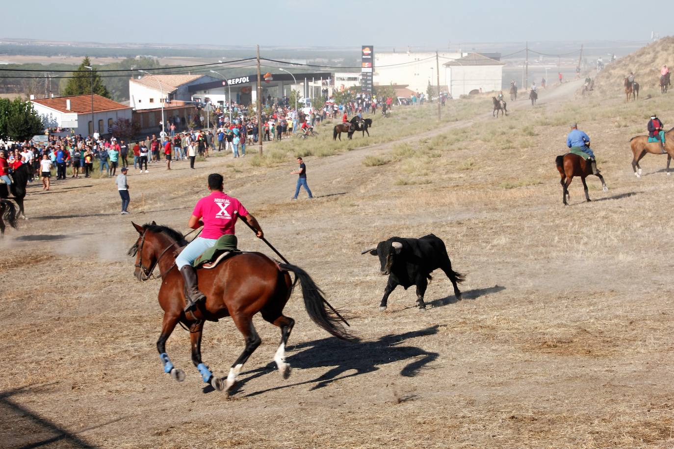 Fotos: Las fiestas de Portillo se despiden con el último encierro mixto