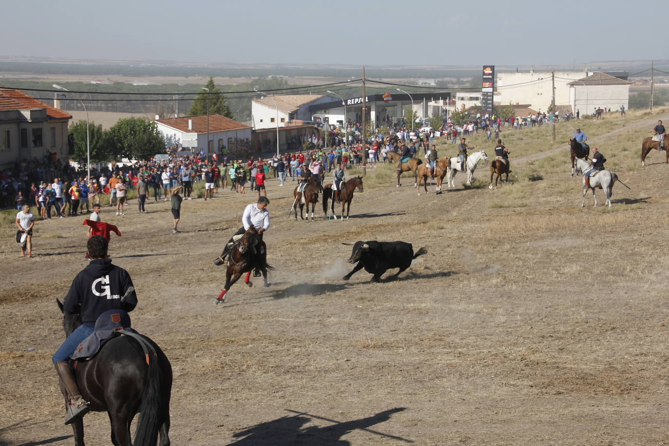 Fotos: Las fiestas de Portillo se despiden con el último encierro mixto