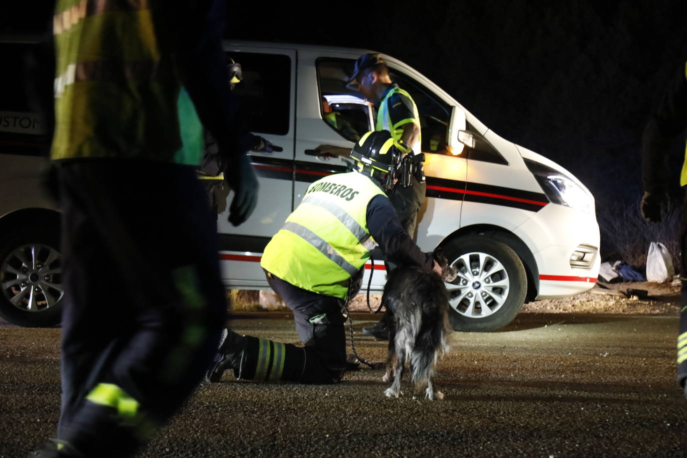 Estado en el que quedó el vehículo tras el vuelco.