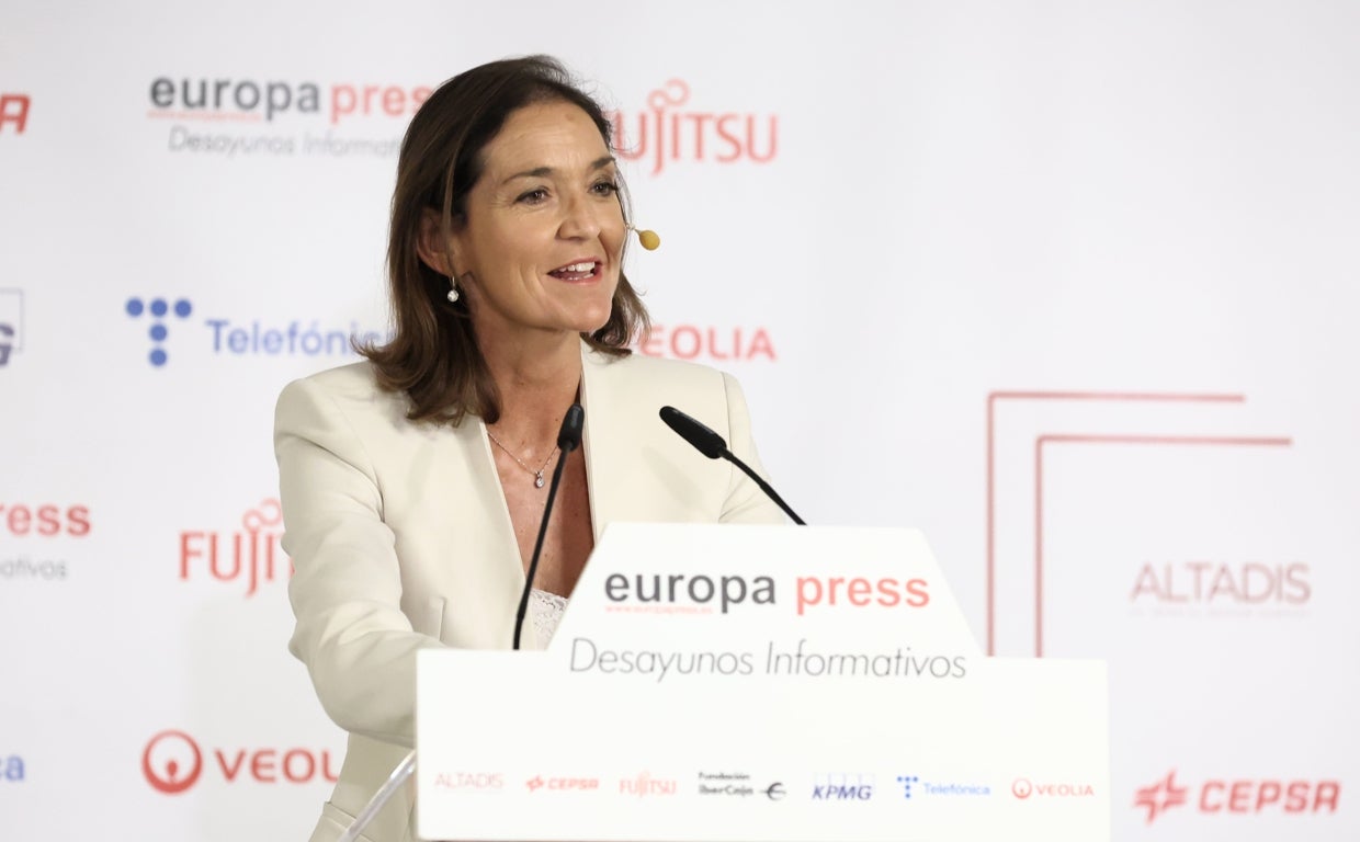 La ministra de Industria, Comercio y Turismo, Reyes Maroto