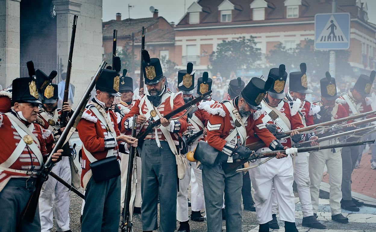 Recreación de la llegada de Wellington a Boecillo 