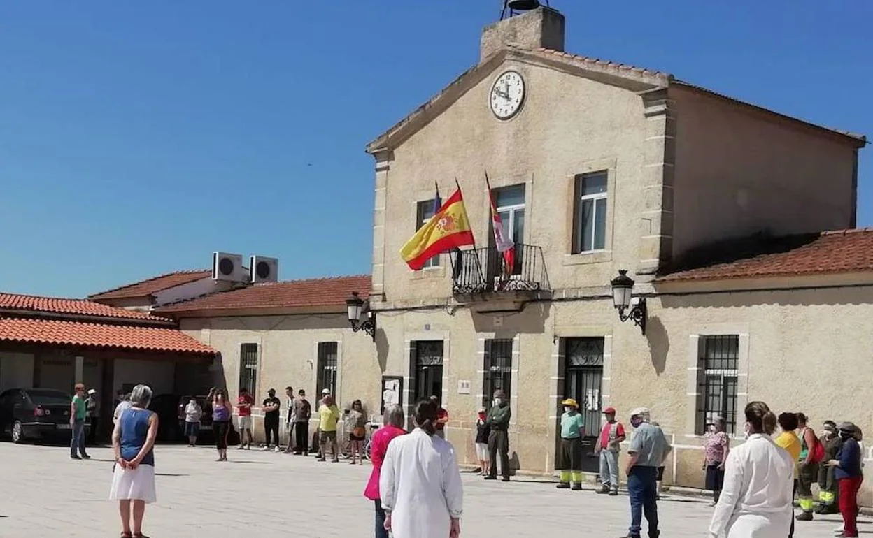 Casa consistorial de la localidad salmantina de Aldea del Obispo