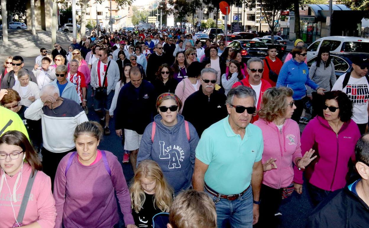 Marcha de Apadefim celebrada en 2019.