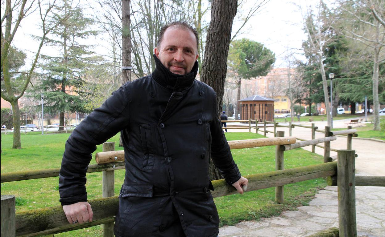 Javier Avellaneda en Segovia, ciudad en la que reside actualmente. 