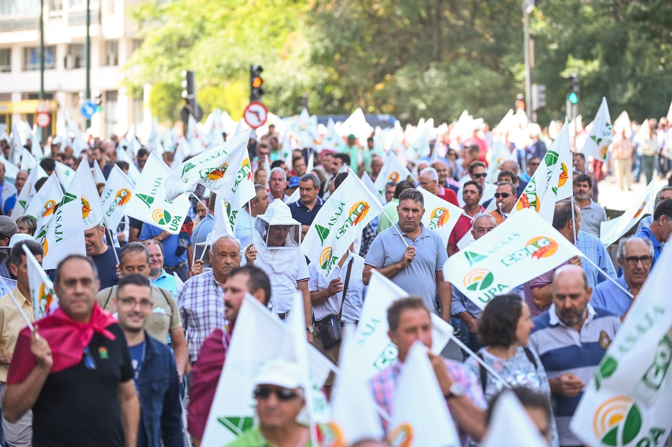 Fotos: agricultores y ganaderos ocupan las calles de Valladolid para salvar al sector