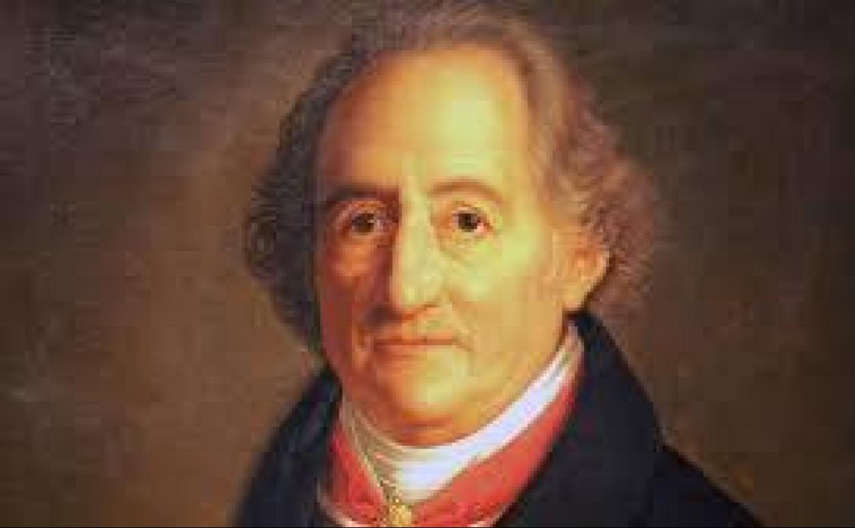 Retrato de Goethe. 