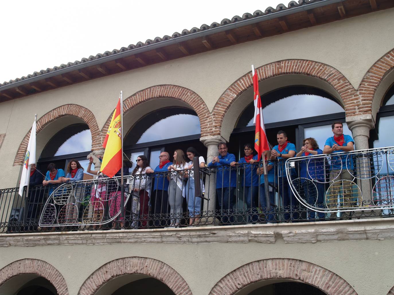Encierro campero celebrado este miércoles por la tarde en Olmedo.