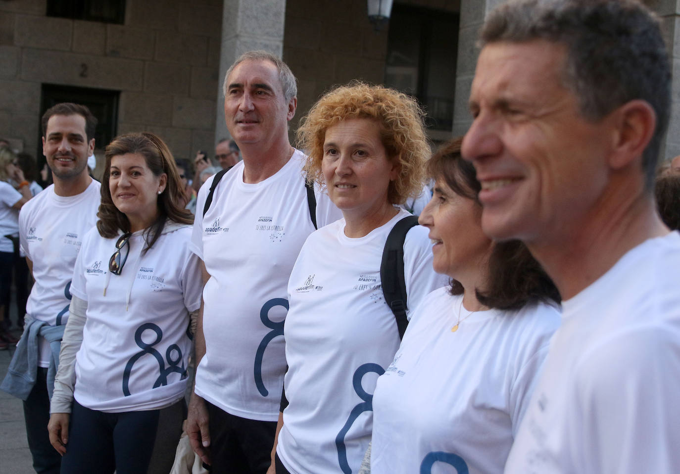Marcha Apadefim en Segovia. 