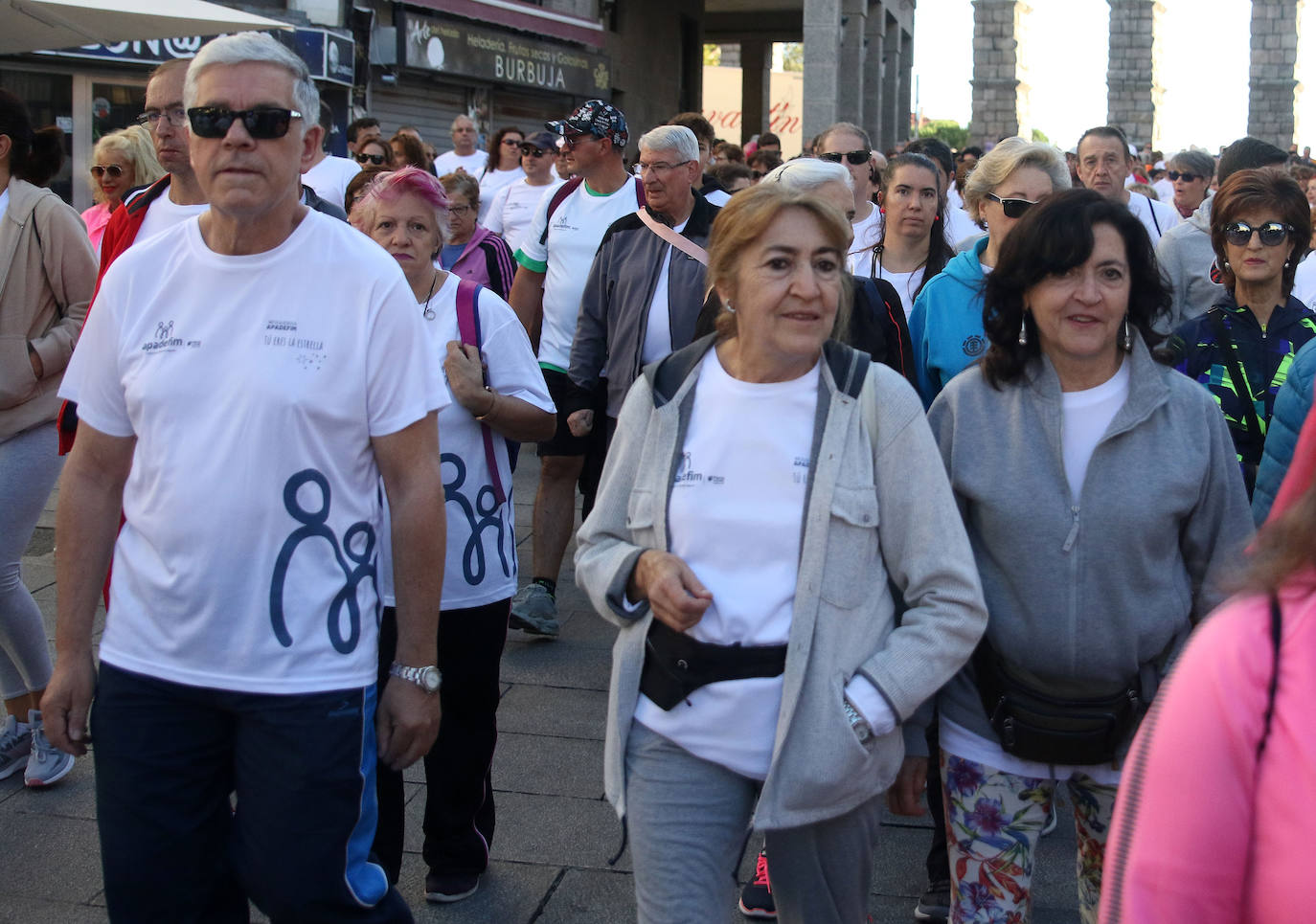 Marcha Apadefim en Segovia. 