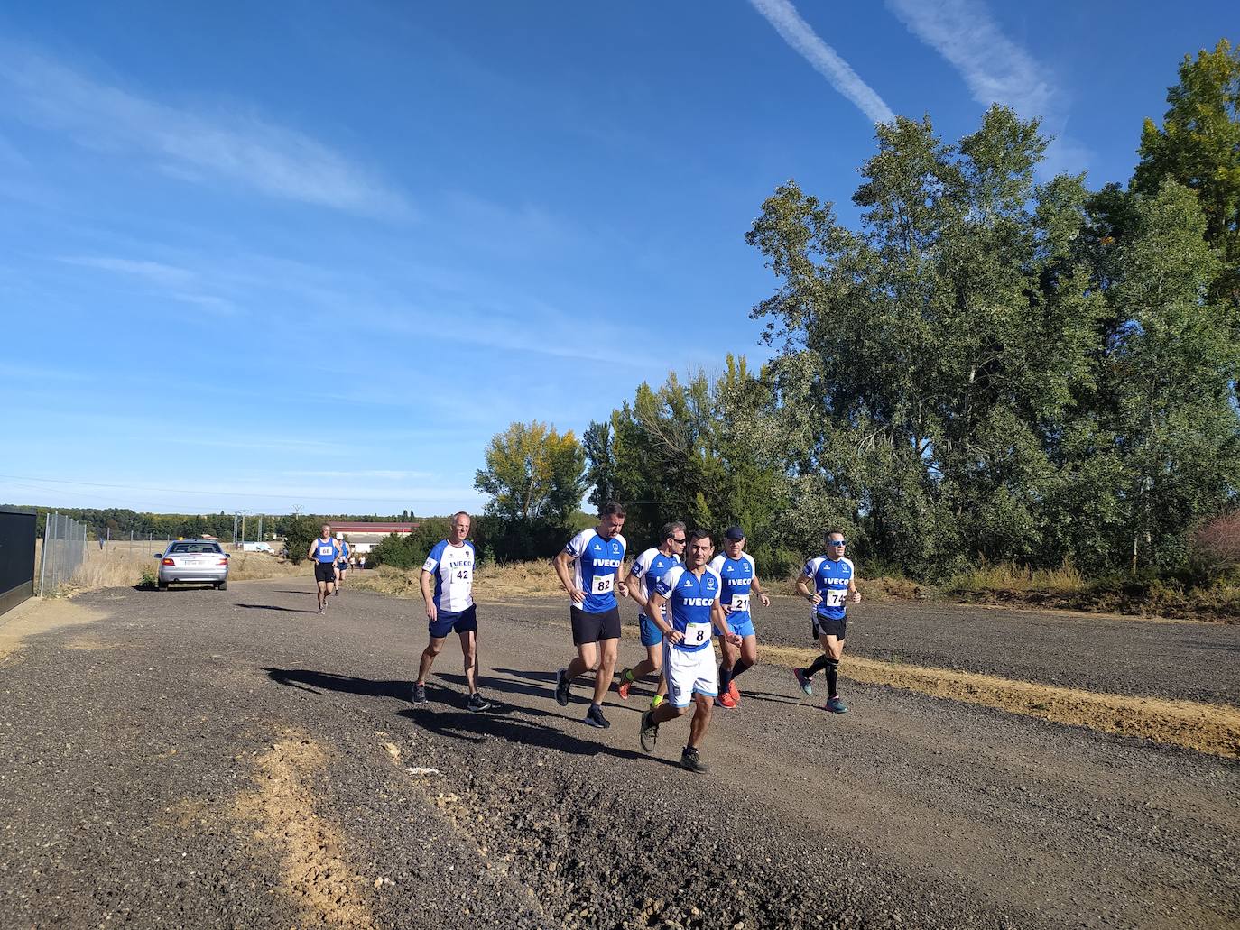 Fotos: Instantáneas de primera prueba del circuito Corriendo entre Viñas 2022 que se celebró en Mayorga