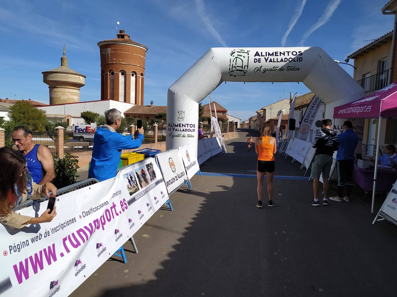 Fotos: Instantáneas de primera prueba del circuito Corriendo entre Viñas 2022 que se celebró en Mayorga