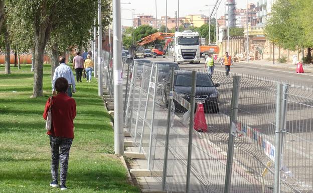 Las obras cortan General Shelly también a los peatones y obligan a dar un rodeo de casi un kilómetro