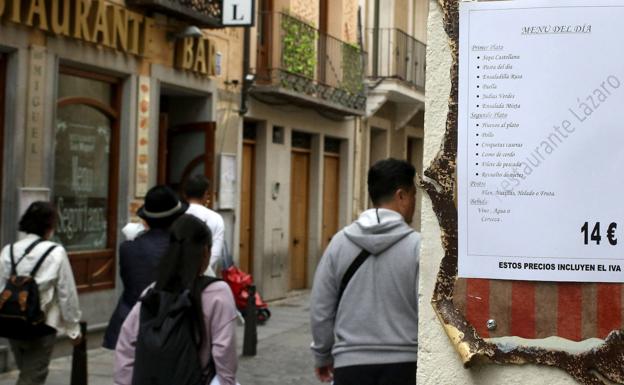 Los hosteleros de Segovia diseñan en tiempo récord alternativas más económicas ante la inflación