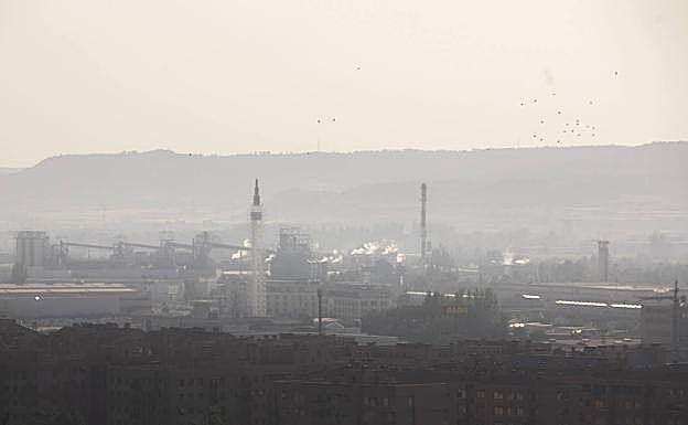 Polución en Valladolid, el pasado verano. 