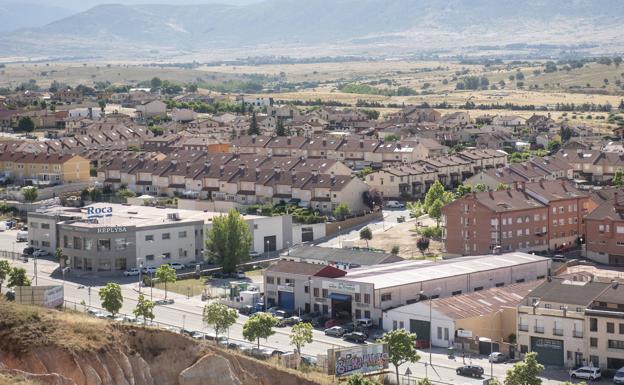 Imagen panorámica de La Lastrilla. 