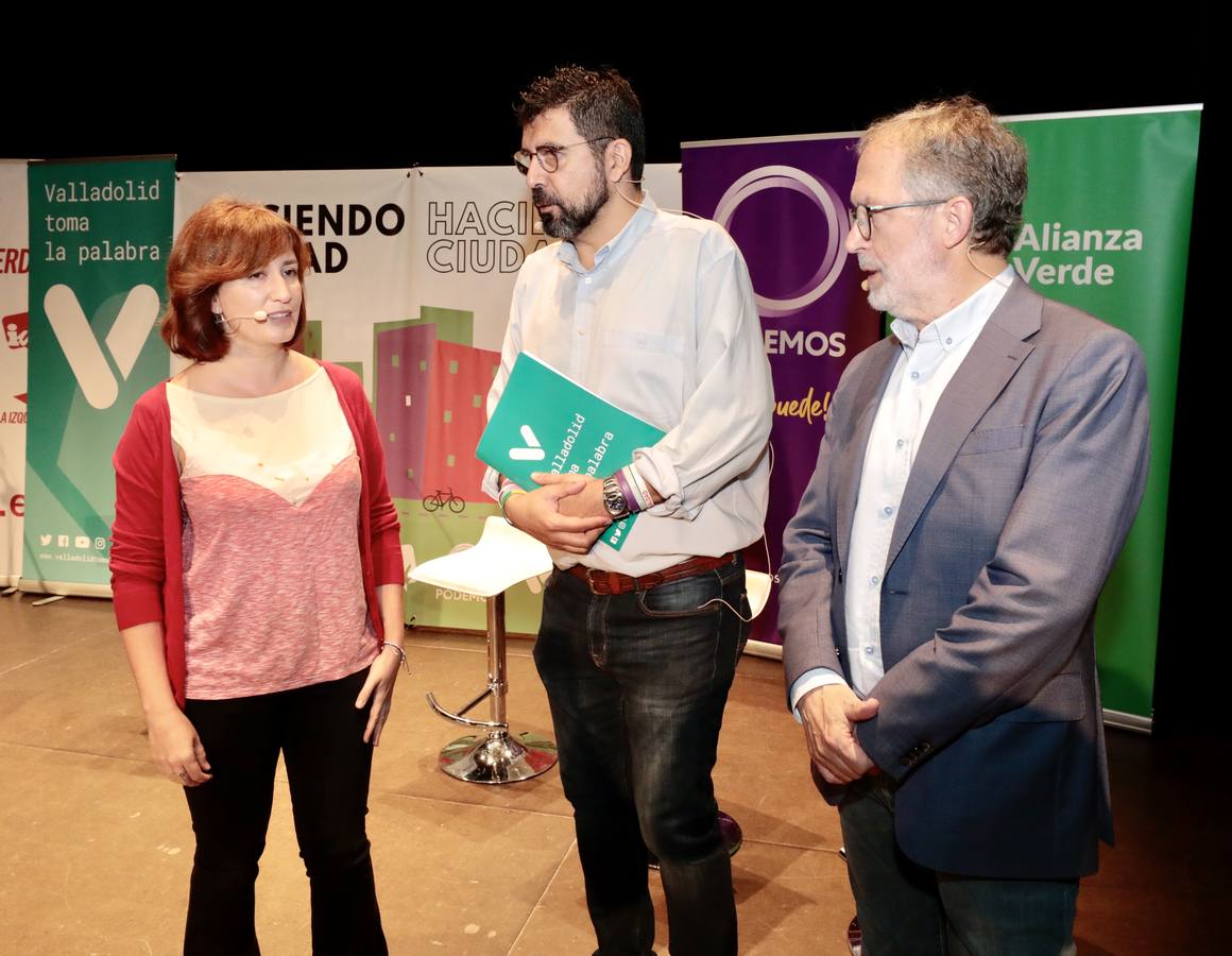 Fotos: Acto público de partidos de izquierdas de Valladolid para el nuevo curso político