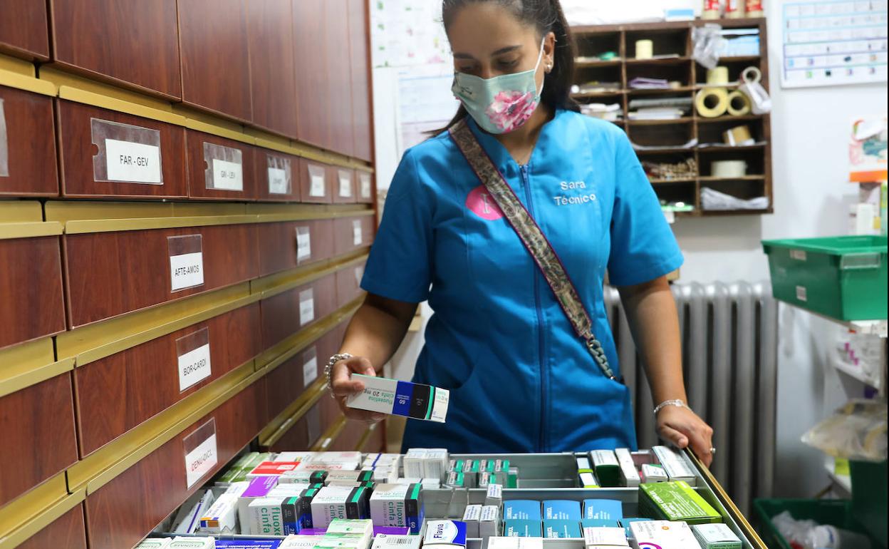 Farmacia des Fuentes, en Palencia. 