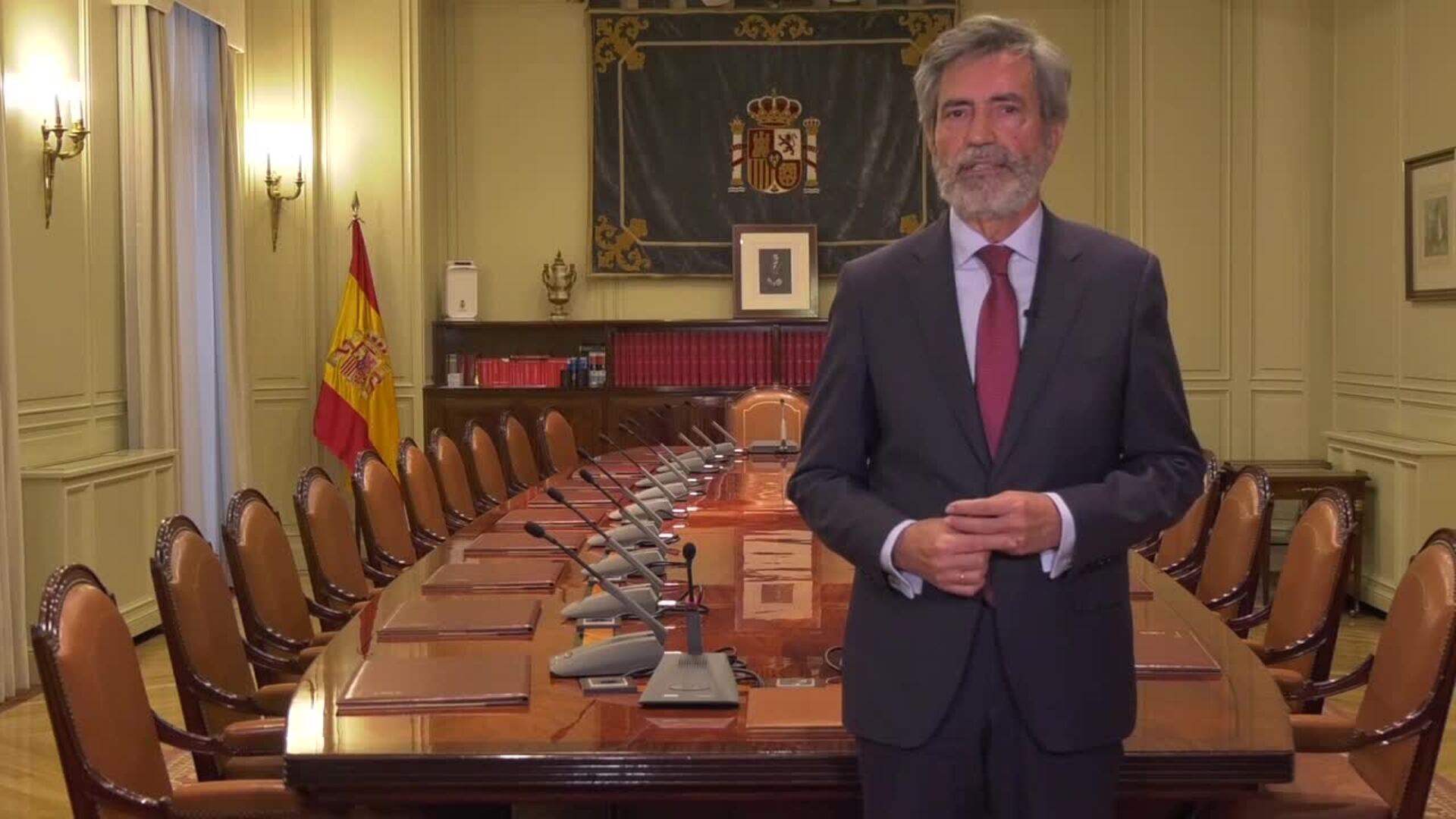 Carlos Lesmes anuncia que este lunes formalizará su dimisión