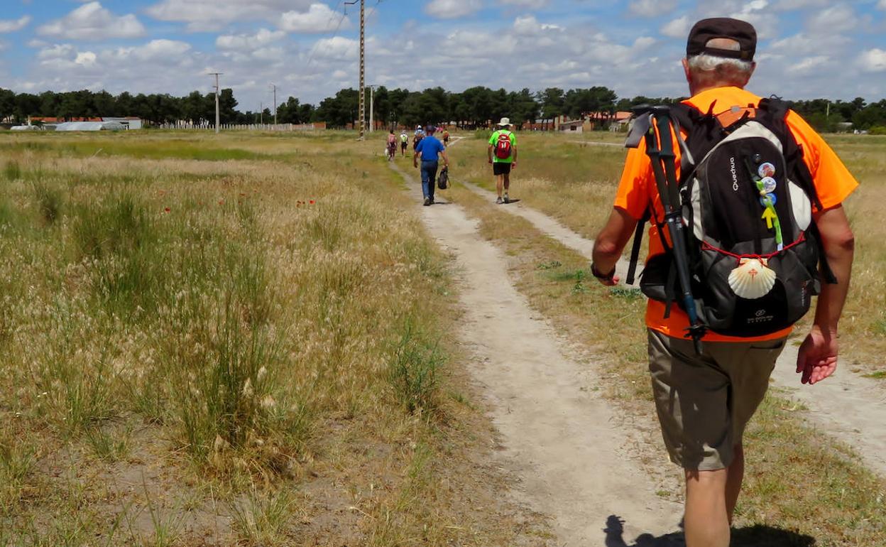 Camino de Santiago a su paso por Segovia. 