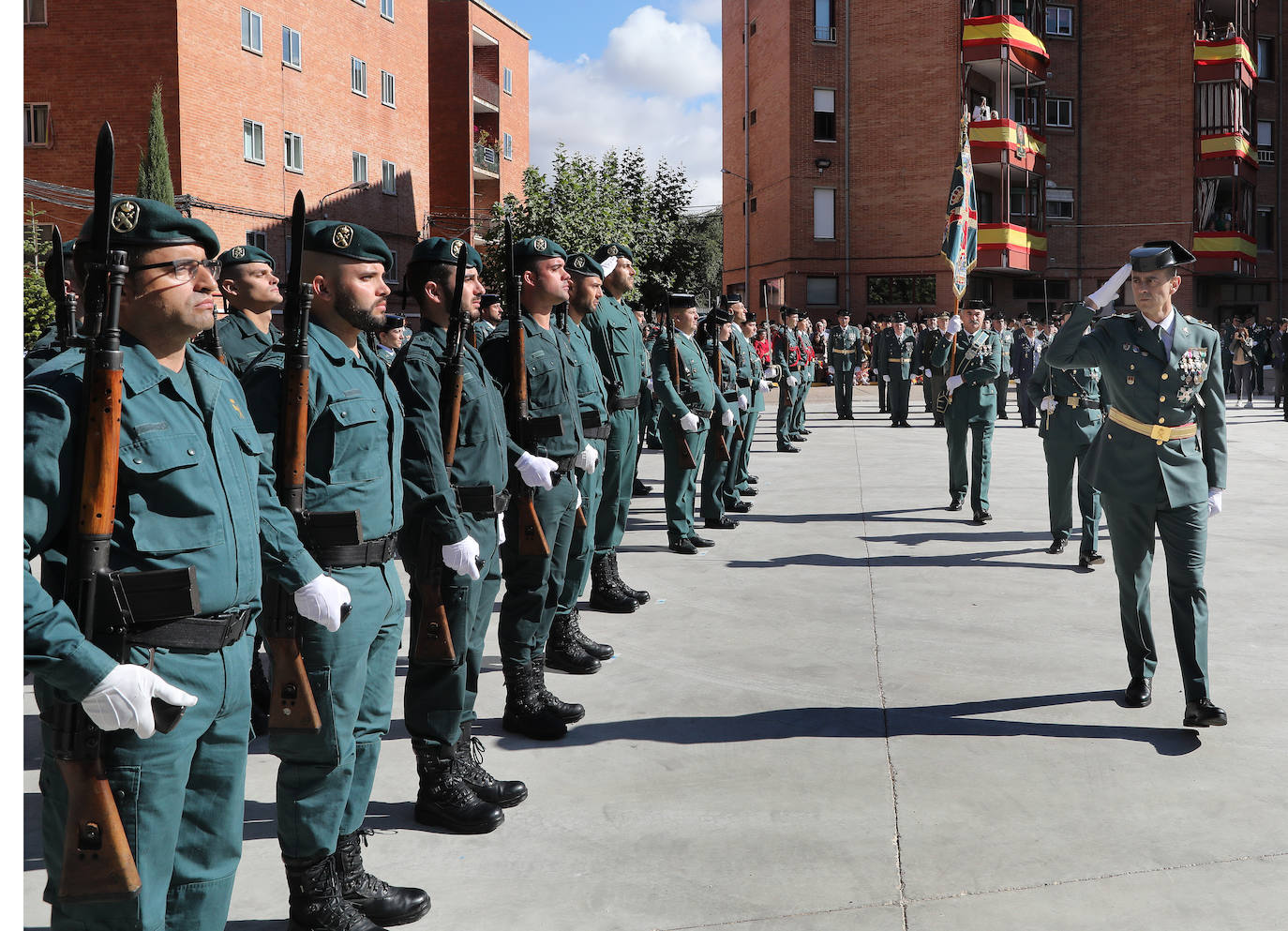 Fotos: Fiesta de la patrona de la Guardia Civil en Palencia