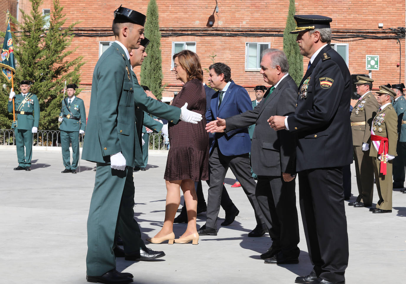 Fotos: Fiesta de la patrona de la Guardia Civil en Palencia