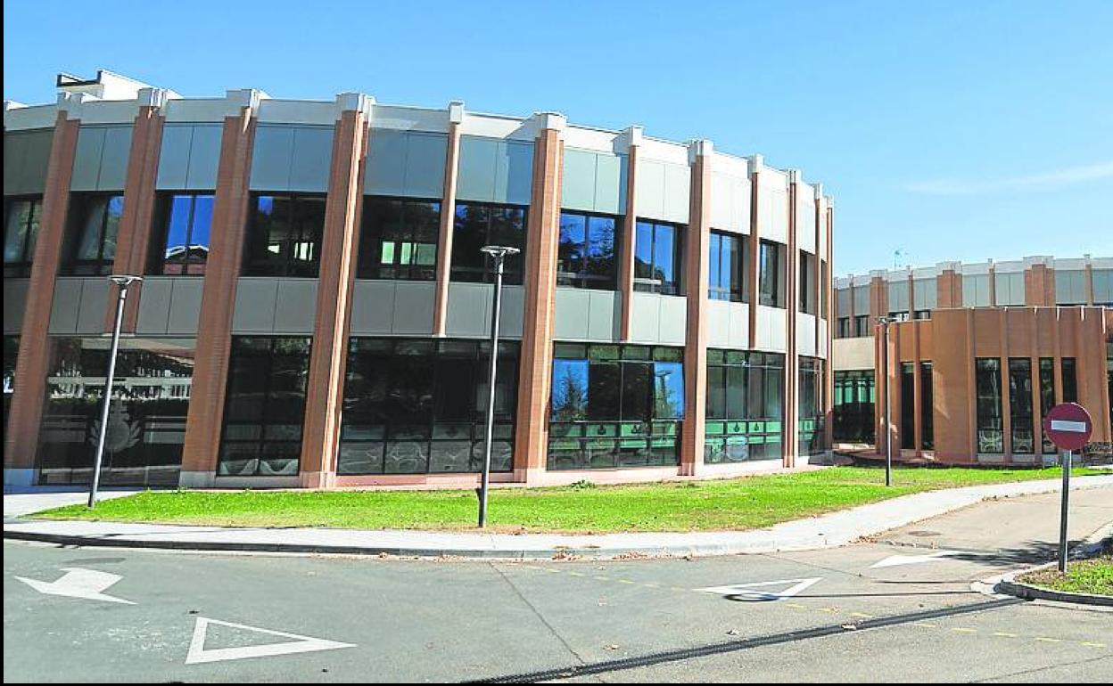Pabellones en el interior del centro San Juan de Dios. 